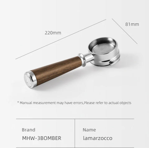 MHW-3BOMBER Bottomeless Portafilter  2 Ears