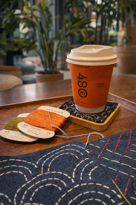 Japanese Sashiko Embroidery Workshop (Coaster Making)