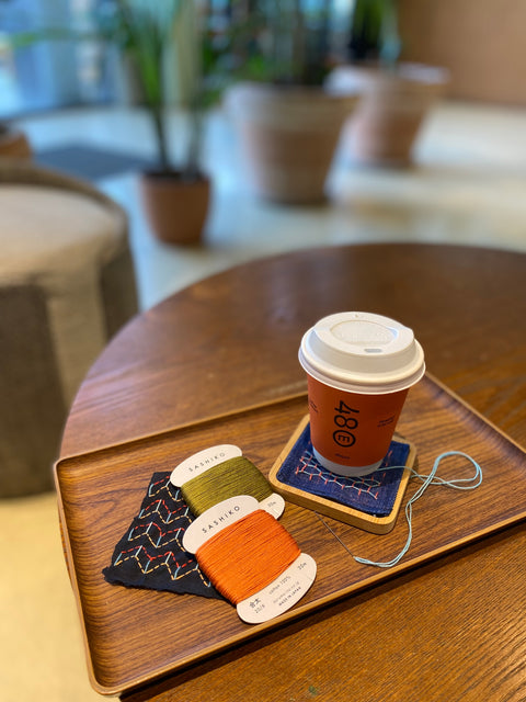 Japanese Sashiko Embroidery Workshop (Coaster Making)