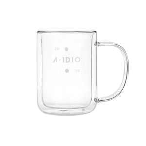 A-IDIO double wall glass cup