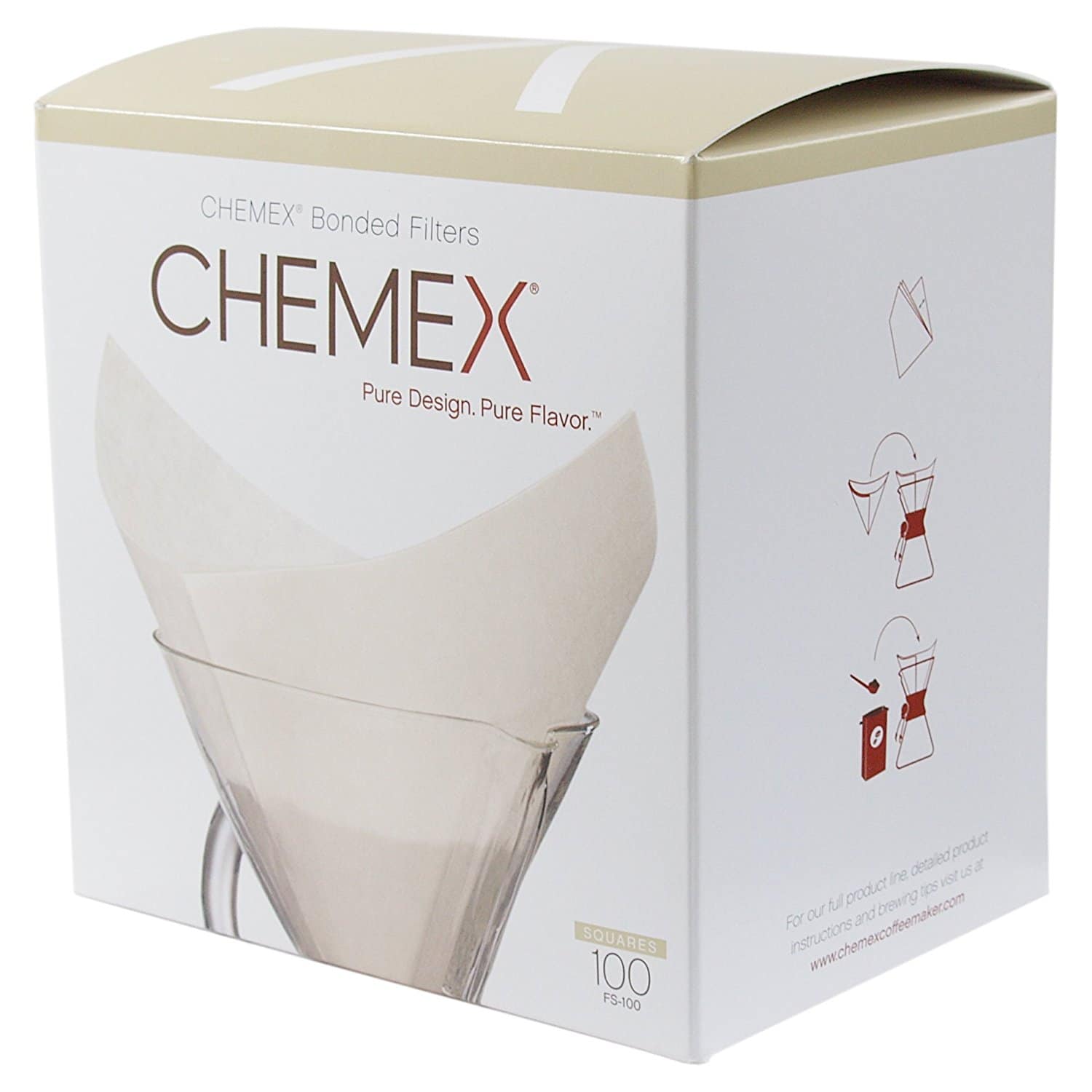 CHEMEX® BONDED FILTERS PRE-FOLDED SQUARES (FS-100)