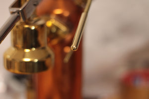 La Pavoni Lever long brass single hole steam tip extender