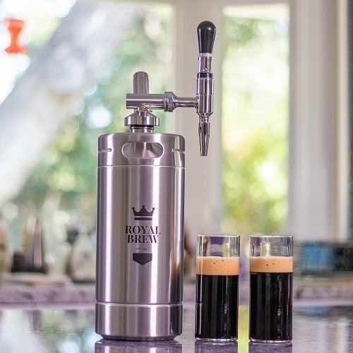 Royal Brew Nitro Cold Brew Coffee Maker Keg (128 Oz)
