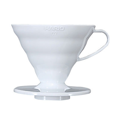 Coffee Dripper V60 02 White plastic