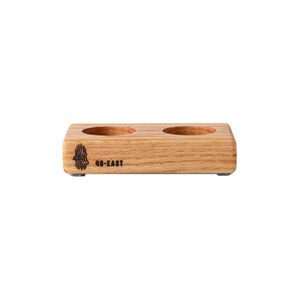 Tamper / Distributor Wooden Stand Customized with 48E Logo