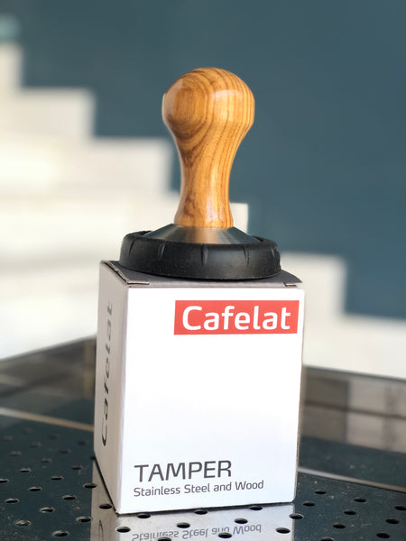 Cafelat Espresso Tamper - Zebra Wood 58.5mm